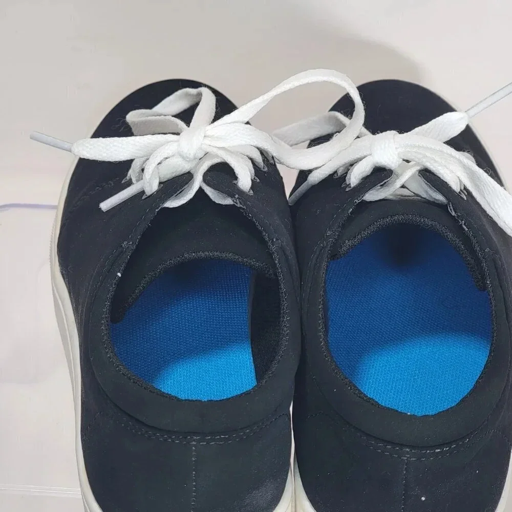Kidpik‎ Boys Girls 3 Kids Youth Black White Basic Sneaker Shoes Lace Up Classic